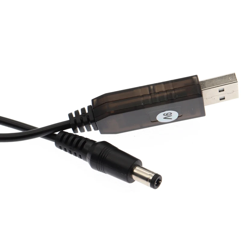 Línea de refuerzo de energía USB DC 5V a DV 9V/12V módulo elevador 1M Cable adaptador convertidor USB enchufe de 2,1x5,5mm para Arduino WIFI - imagen 5