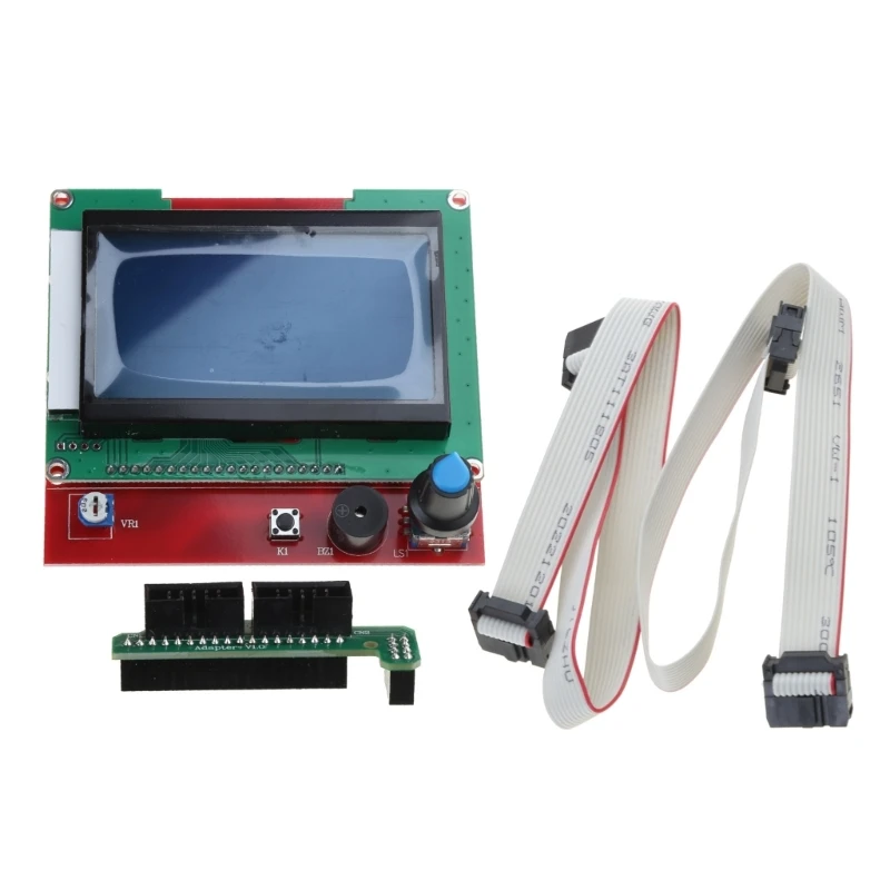 Impresora 3D LCD 2004 12864 Panel control Pantalla controlador inteligente para rampas 1.4