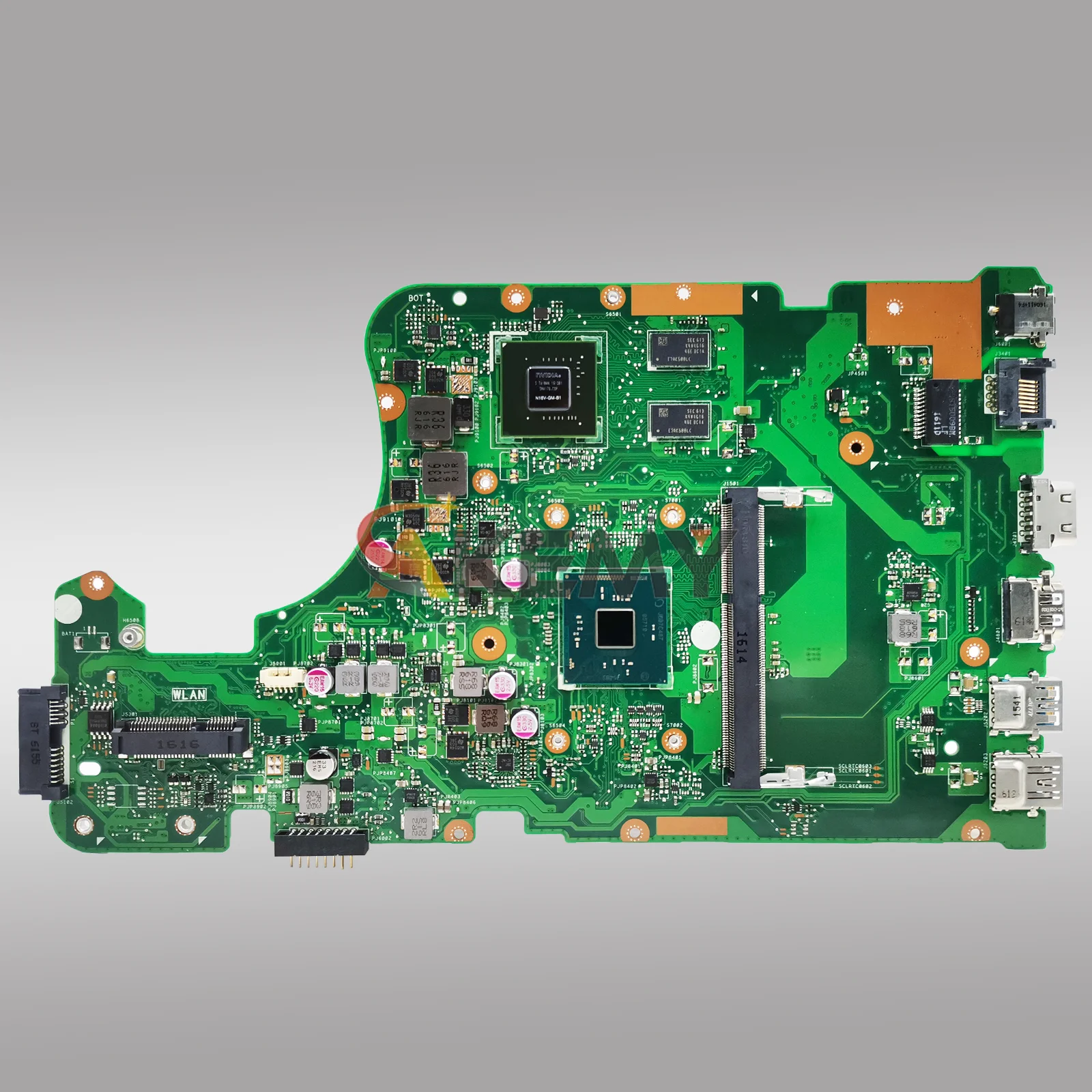Placa base para ordenador portátil X555SJ para ASUS VivoBook X555S A555S K555S X555SJ placa base para portátil con CPU Celeron 100% pruebas OK envío rápido - imagen 3