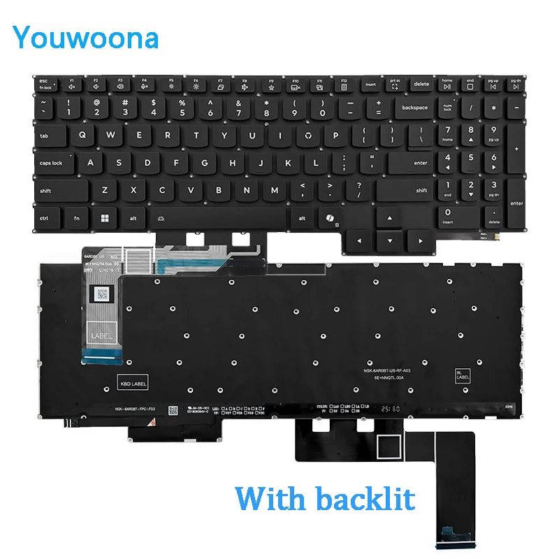 Nuevo teclado Original para ordenador portátil Lenovo Legion Pro 5 16ADR10 16IAX10 16IAX10H 16IRX10