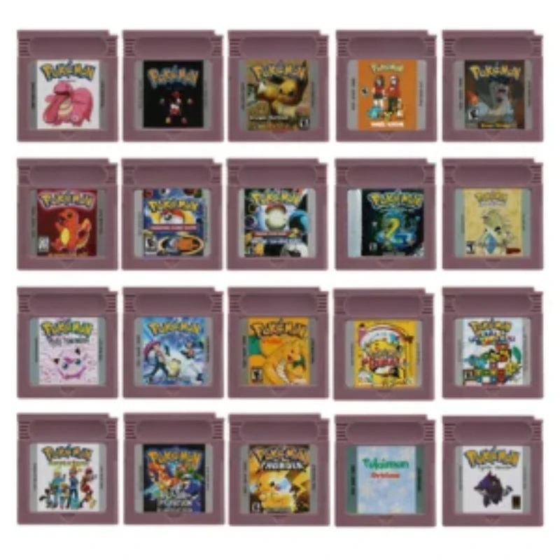 Cartucho de juego GBC serie Pokemon, consola de videojuegos de 16 bits, tarjeta de intercambio azul Kaizo Cock, juego de tarjetas 2 para GBC GBA