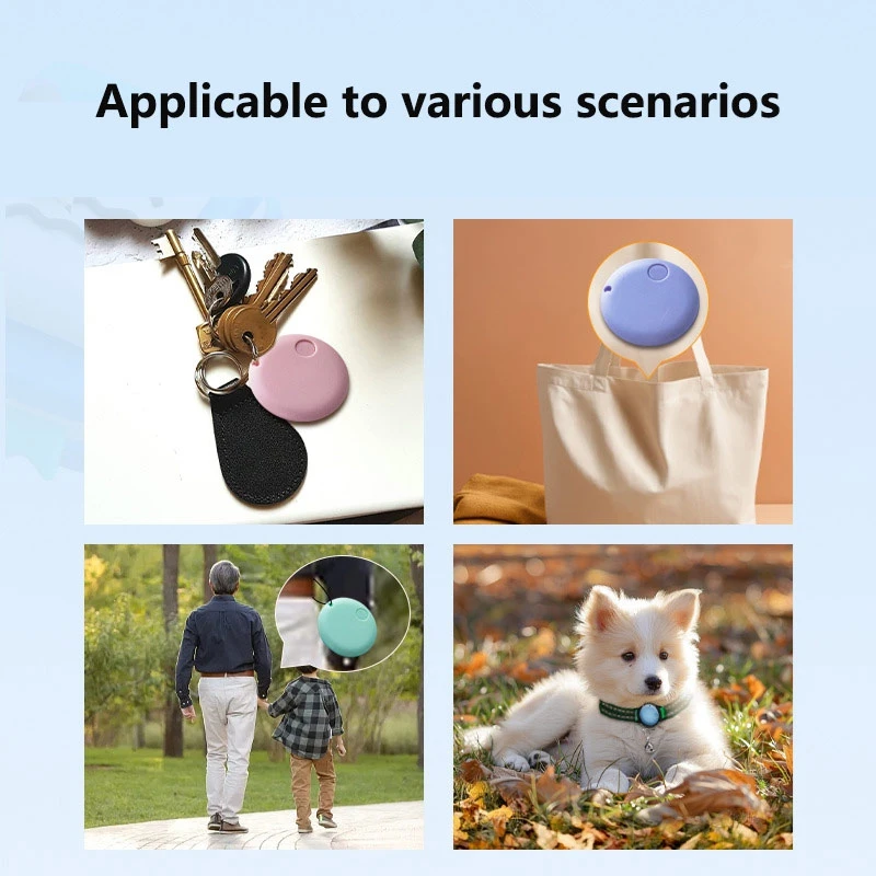 Mini sistema de seguimiento GPS FindMy App Airtag localizador inteligente Bluetooth bolsa buscador de niños Collar antipérdida para mascotas con rastreador nuevo - imagen 2