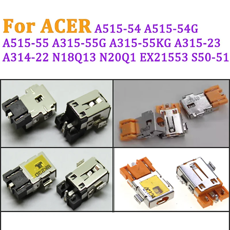 Para ACER A515-54 A515-54G A515-55 A315-55G A315-55KG A315-23 A314-22 N18Q13 N20Q1 EX21553 S50-51 Adaptador de toma de corriente CC para ordenador portátil - imagen 3