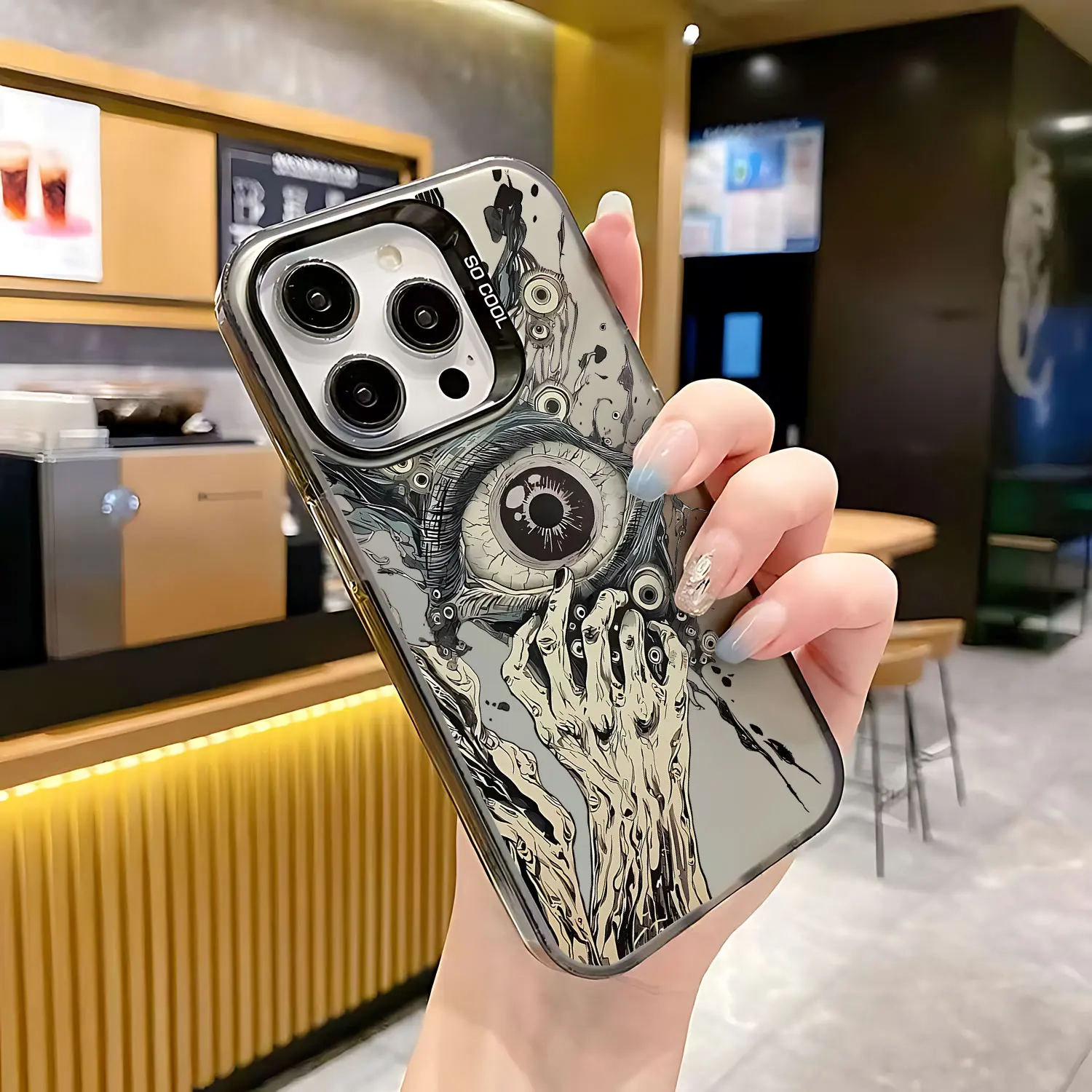 Funda Ins The Eye of Cthulhu para Samsung A73 A72 A55 A54 A53 A35 A34 A33 A32 A30 A24 A23 A22 A14 A05 4G 5G, funda mate a prueba de golpes - imagen 4