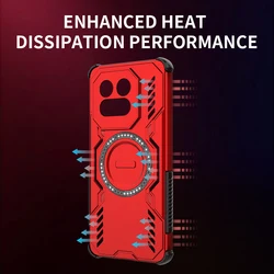 Funda magnética antigolpes para vivo iQOO Z10 Turbo Pro 5G