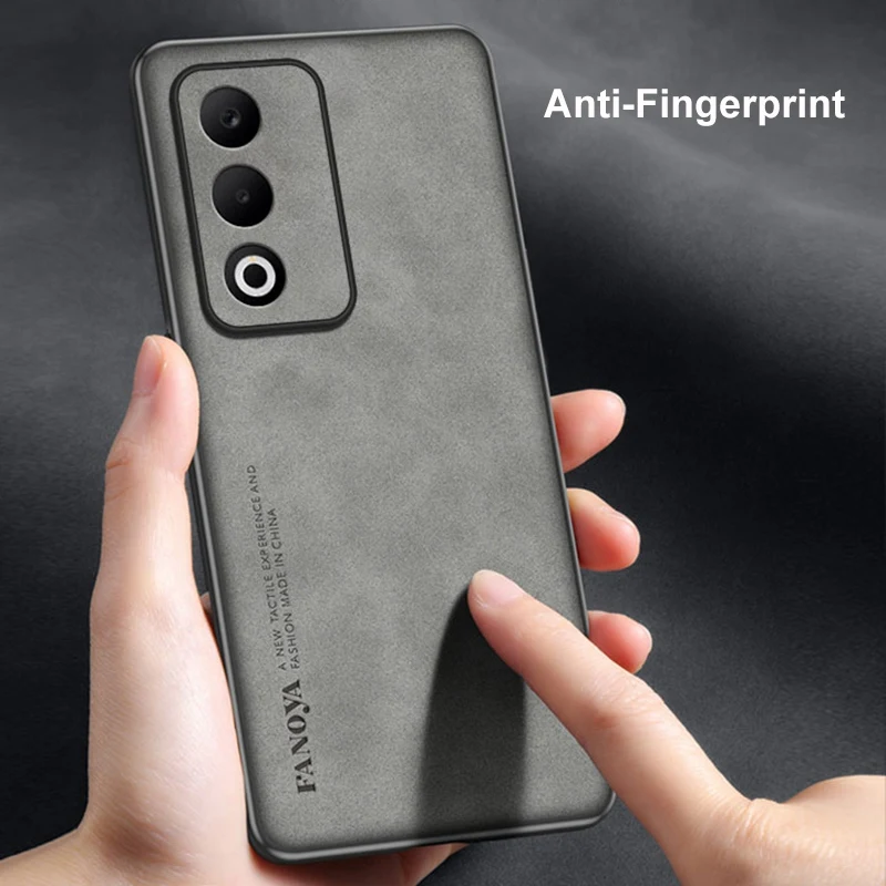 Para OPPO K13X 5G funda de teléfono de cuero PU de lujo para OPPO K13X funda trasera mate TPU silicona a prueba de golpes protección completa Coque - imagen 5