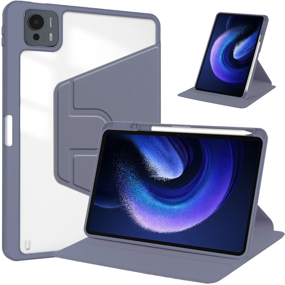 Funda de rotación 360 para Xiaomi Pad 7S Pro 2025, Funda de 12,5 pulgadas con portalápices, Funda acrílica para Xiaomi Pad 7 s Pro, Funda de 12,5"