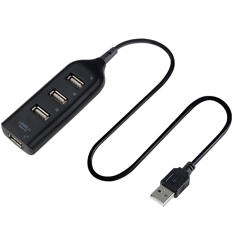 Hub USB 4 Puertos Alta Velocidad – Mini Divisor para PC y Portátiles - imagen 2