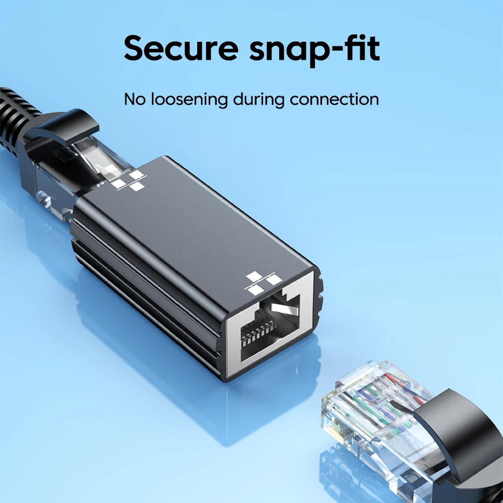 Conector de red Gigabit RJ45 de alta velocidad hembra a hembra Cat7 Cat6 Cat5e adaptador Ethernet extensor de Cable para PC de oficina en casa - imagen 5