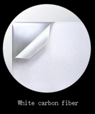 White Carbon fiber