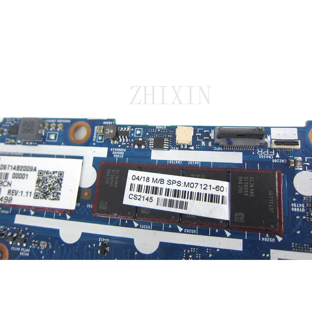 Placa base para ordenador portátil HP ZBOOK Firefly 14 G7 con I7-10810U CPU RAM 32GB DDR4 M07121-601 6050A3144701 14 G7 - imagen 3