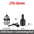 JT0 chuck and 8mm