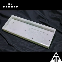 Stone60 Carcasa para Teclado Mecánico 60 % con Efecto Mármol