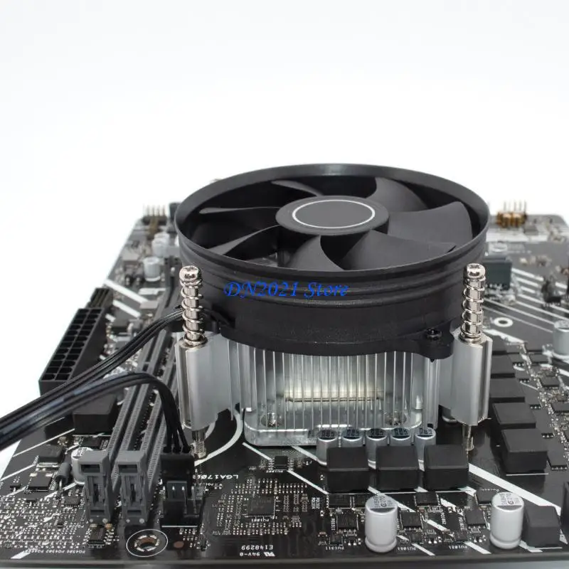Ventilador enfriador CPU F3KE, disipador térmico CPU 9cm, radiador refrigeración 2000RPM para LGA 115X 1200 1700 - imagen 3