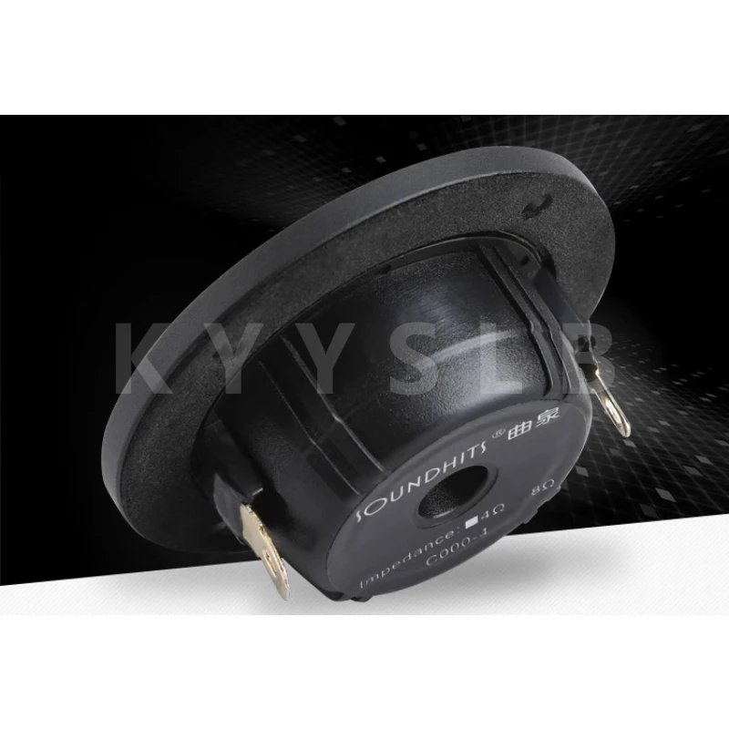 KYYSLB Unidad de altavoz Tweeter de 2 pulgadas Tweeter Altavoz Tweeter de membrana de seda magnética fuerte - imagen 4