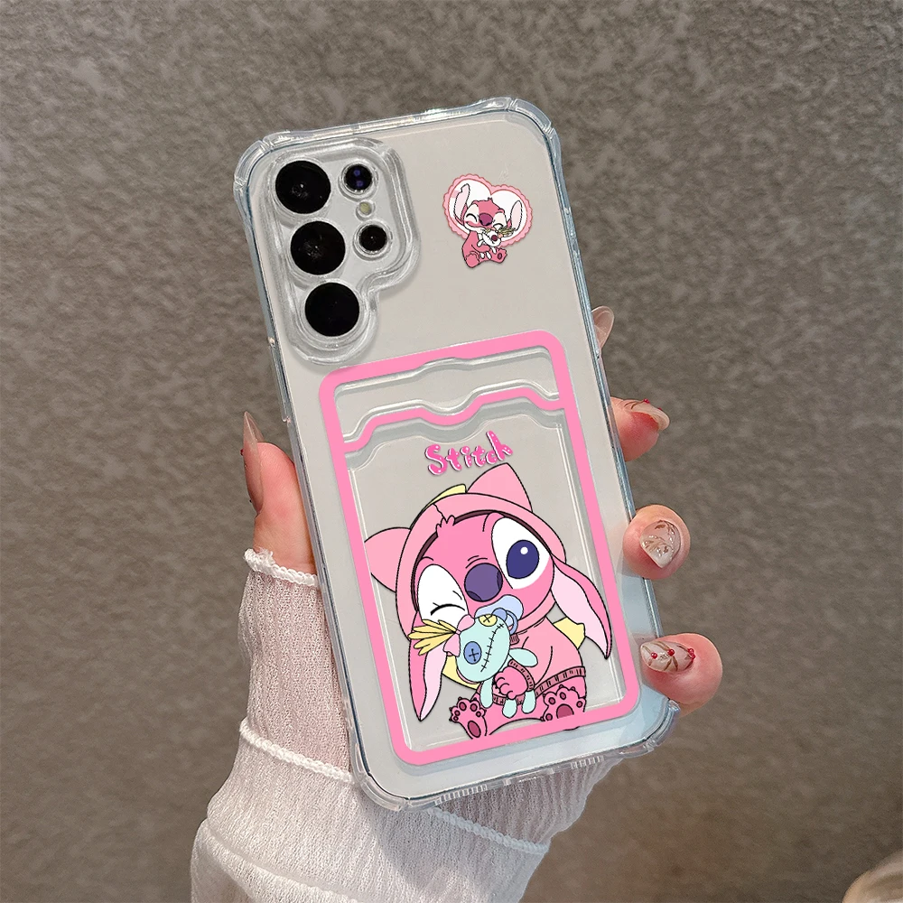 Bonita funda de teléfono de pareja de Anime para Samsung S24, S23, S22, S21, S20 FE Plus Ultra, M33, M53, M54, 5G, cubierta transparente anticaída - imagen 4