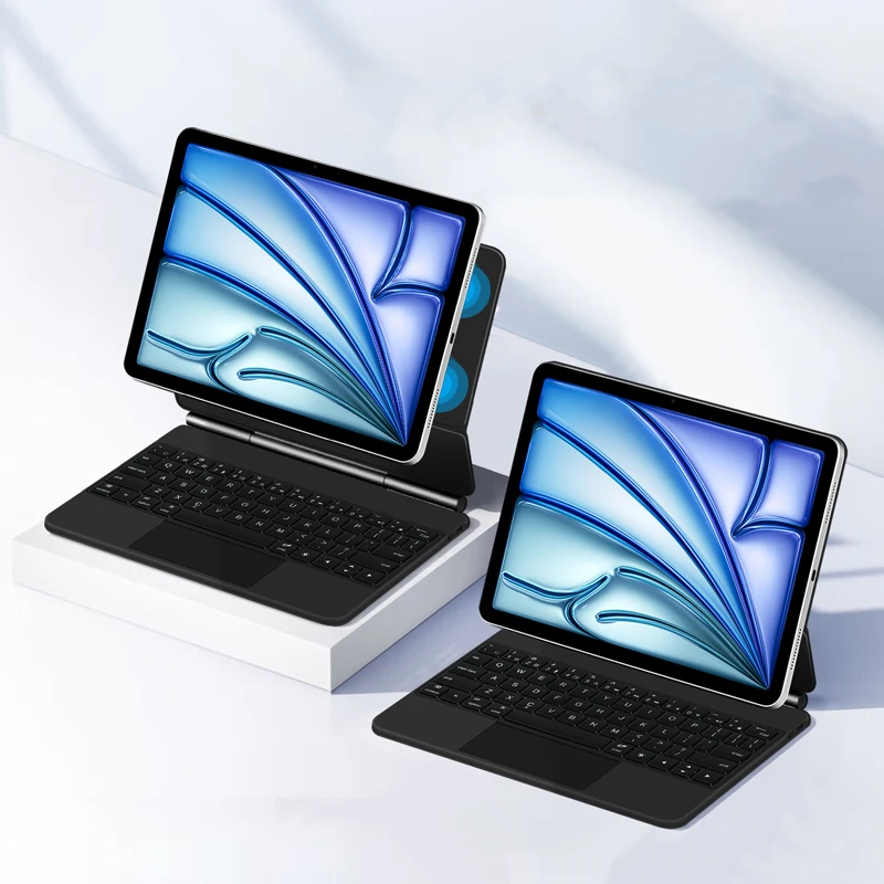Teclado mágico para iPad Air 11 2024 Pro 11 Air 6 5 4 funda, para iPad 10 10. a generación cubierta de teclado flotante Folio Trackpad - imagen 5