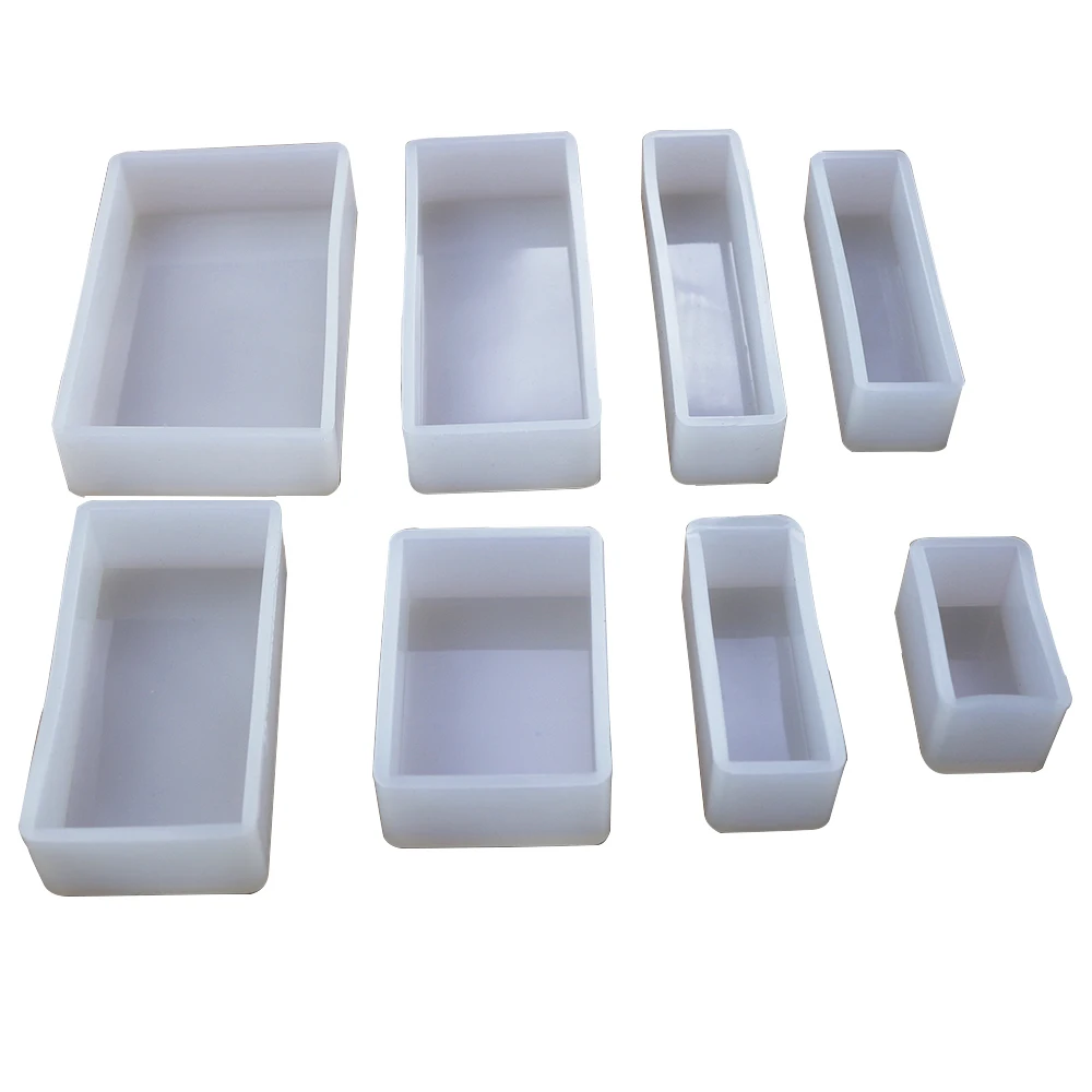 Molde de gota de cristal DIY, Gel de sílice AB adhesivo, resina epoxi, bola redonda, Rectangular, espécimen de flores secas de insectos - imagen 5