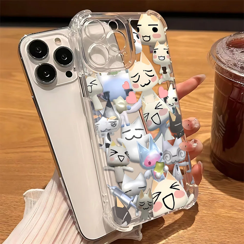 Funda de teléfono INS Cute Toro Inoue Cat para vivo V40 V30 V29 V27 V25 V23 Y02 Y50 Y76 Y38 Y28 Y03 Y17s Y78 Y36 Y27 Y35 Pro 4G 5G - imagen 2