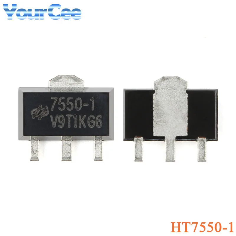 20 piezas/10 unidades HT7550-1 SOT-89 7550-1 HT7550 5,0 V 100mA regulador lineal de baja caída Chip LDO