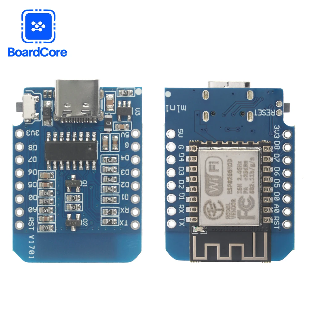 Placa de desarrollo D1 Mini NodeMcu TYPE-C/MICRO USB WiFi NodeMcu Lua WIFI basada en el módulo ESP8266 ESP-12F para Arduino - imagen 3