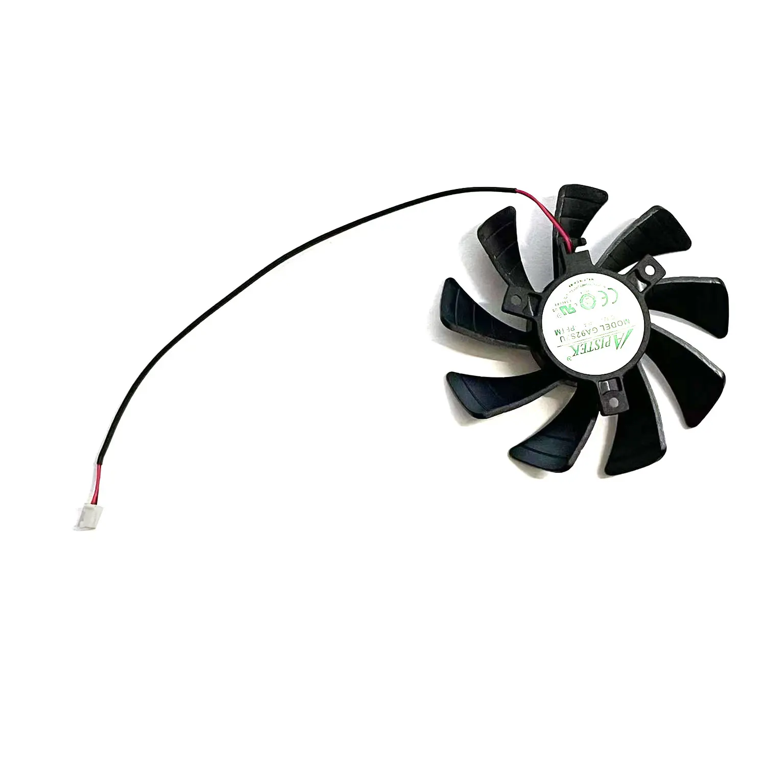 MINI ventilador de refrigeración GA92S2U, reemplazo de 85MM, 2 pines, GTX 1050, para tarjetas ZOTAC GeForce GTX 1050 Mini, 2GB, GeForce GTX 1050 Ti Mini 4GB - imagen 2