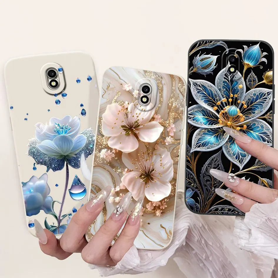 Para Samsung Galaxy J7 2017 funda SM-J730F cubierta de protección completa Fundas de teléfono de silicona suave para Samsung J3 J5 Pro 2017 J7Pro Fundas