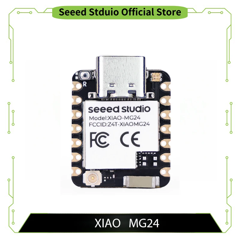 Placa de desarrollo Seeed Studio XIAO MG24 inalámbrica de potencia ultrabaja, rosca de materia BLE 5,3, EFR32MG24 SoC, Arduino, antena integrada - imagen 3