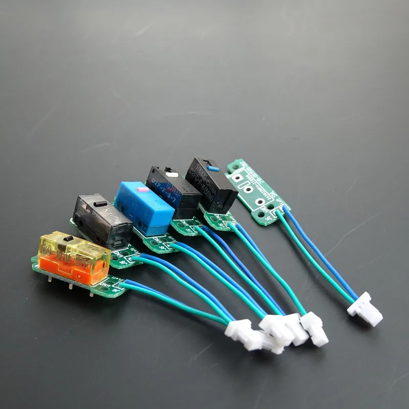 1 Juego de botón de teclado izquierdo y derecho PCB para Logitech G900 G903 Hero, accesorios de reparación de ratón de soldadura gratis, microinterruptor silencioso