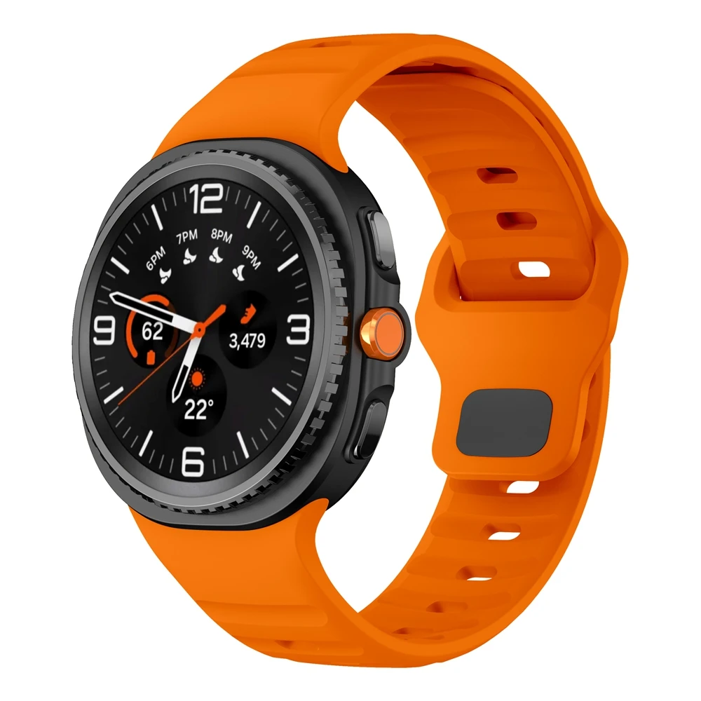 Correa deportiva de silicona sin huecos para Samsung Galaxy Watch 8 pulsera clásica de 46mm para Samsung Watch8 44 40mm correas de reloj - imagen 3