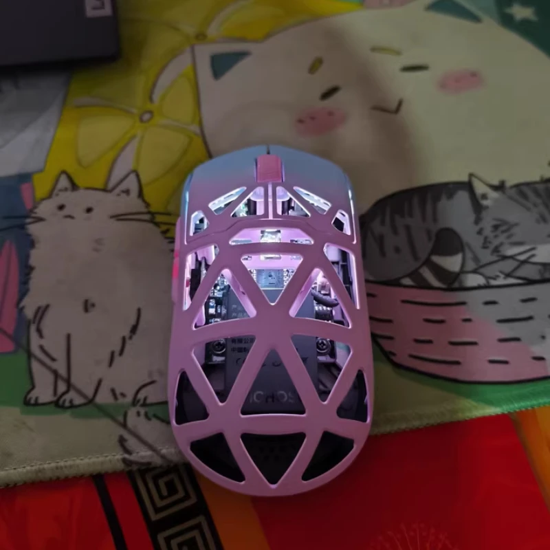 MCHOSE AX5 V2 ratón inalámbrico personalizado tri-modo aleación de magnesio Bluetooth 3 modos PAW3950 8K juego deportivo electrónico ratón jugadores - imagen 2