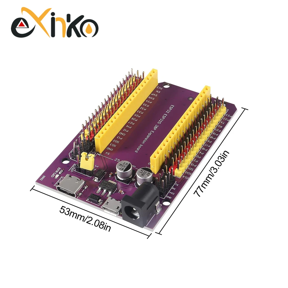 Placa de desarrollo ESP32 TYPE-C/MICRO USB CP2102 WiFi + Bluetooth Dual Core ESP32-DevKitC-32 ESP-WROOM-32 expansión - imagen 2