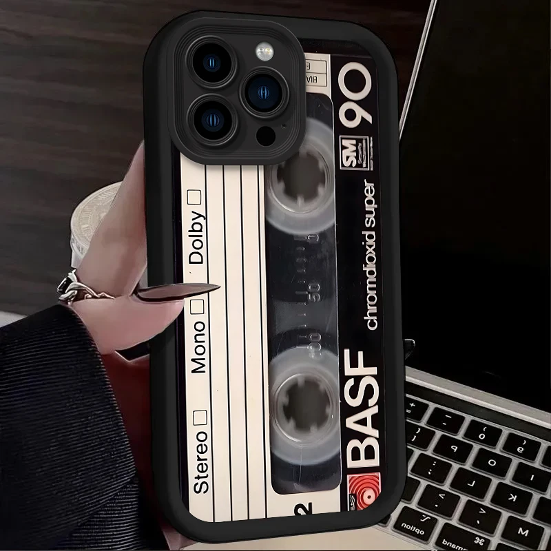 Funda de teléfono suave para iPhone 16 15 14 13 12 11 Pro Max X XS X S Max XR SE 2020 7 8 Plus patrón de cinta de la suerte protección a prueba de golpes - imagen 4