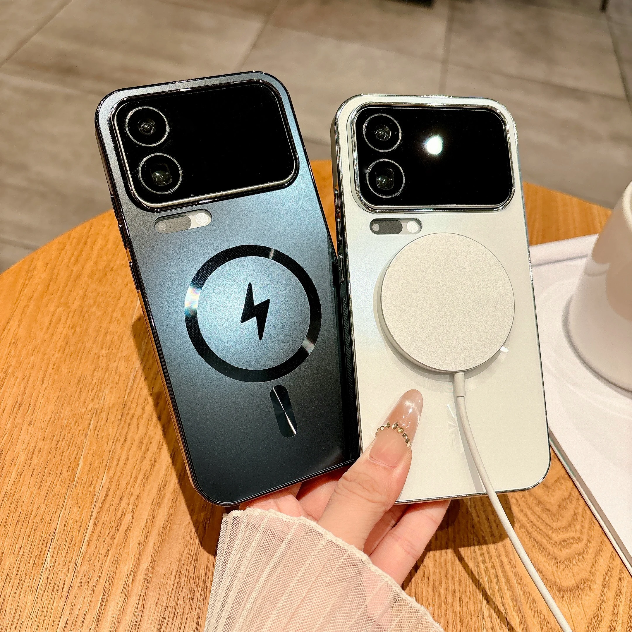 Funda magnética para Xiaomi Mi 17 Pro Max 15 15S 14 Pro Ultra cubierta para Mag-safe revestimiento parachoques mate PC carcasa trasera Capa Fundas - imagen 2