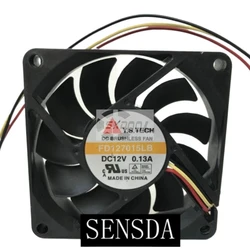 Ventilador Axial 70mm LB 12V 3 Pines 3200RPM Doble Rodamiento