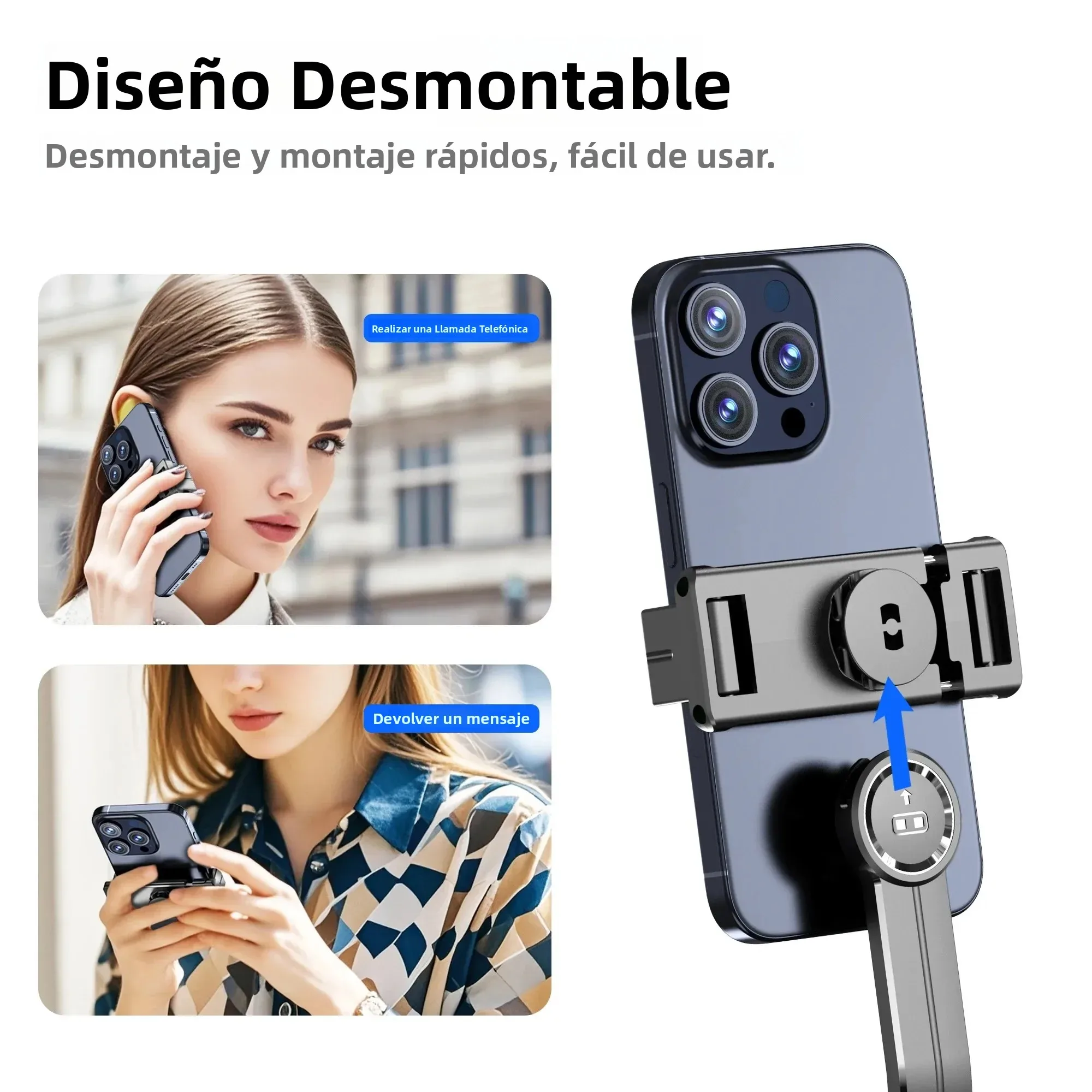 Palo de Selfie de 1,7 metros, soporte para teléfono portátil de estiramiento Ultra largo, control remoto por Bluetooth con trípode de luz de relleno para transmisión en vivo - imagen 3