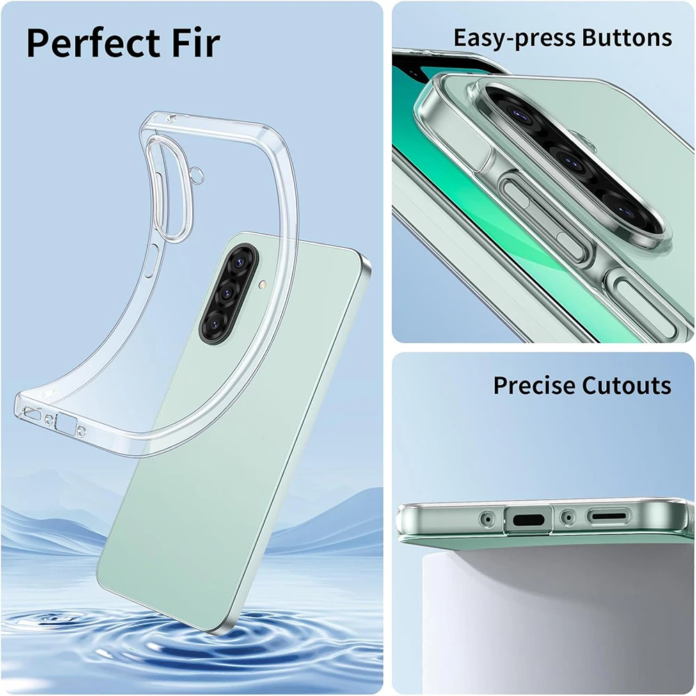 Funda de teléfono suave transparente de silicona ultrafina para Samsung Galaxy A56 A55 A54 A53 A52 A52s A51 A50 4g 5g carcasa trasera transparente - imagen 4