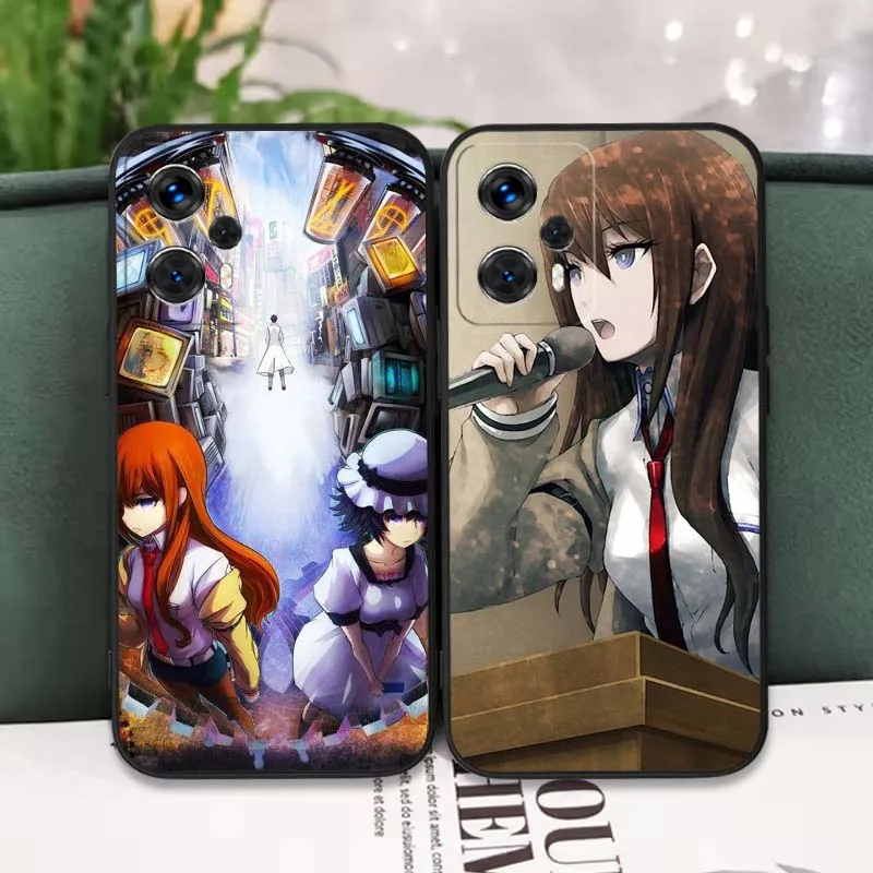 Kurisu Makise Anime cubierta para Motorola G86 G85 G84 G75 G73 G72 G56 G55 G54 G41 G35 G34 G31 G23 G15 G13 G05 G04 funda de teléfono - imagen 2