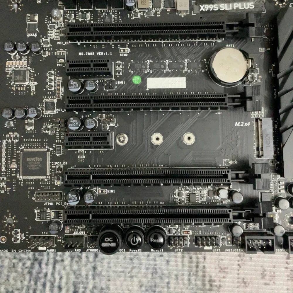 Placa base de escritorio X99S SLI PLUS para Msi LGA2011-3 DDR4 128G M.2 SATA3 USB3.0 PCI-E 3,0 ATX - imagen 4