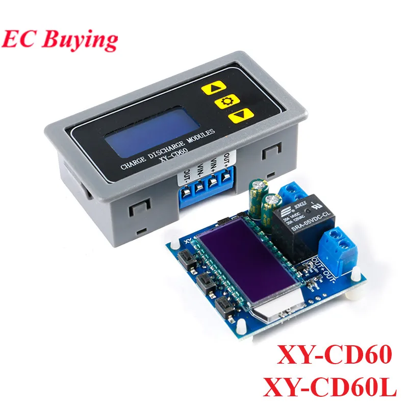 Módulo de Control de cargador de batería de litio de plomo-ácido XY-CD60 XY-CD60L interruptor de placa de protección de sobrecarga de carga automática 6-60V
