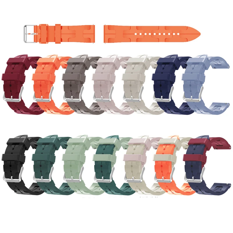 Correa de silicona de 22mm para OnePlus Watch 3 2 2R/OnePlus, pulsera de 46mm, Correa para OPPO Watch X X2 4 Pro/Realme Watch S2 2 3 Pro - imagen 2