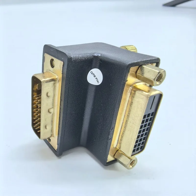 Adaptador DVI-D 24+1 90 Grados Macho a Hembra para Monitor HDTV - imagen 5