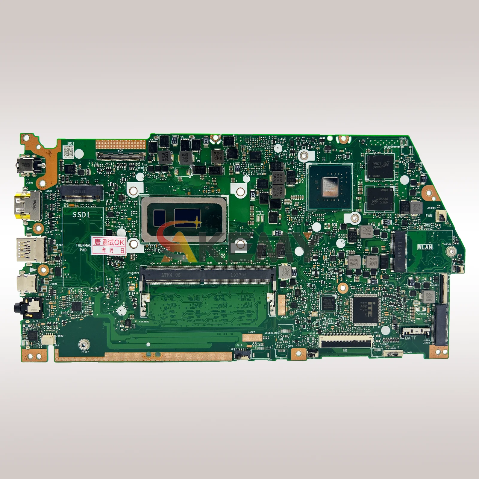 Placa base para ordenador portátil X532FL para ASUS X532F S5500F S532F K532F V532F S531F K531F V531F X532FAC X532FLC placa base 10. a generación I3 i5 i7 - imagen 3