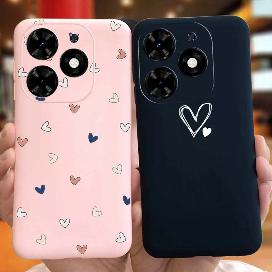 Funda de girasol para Tecno Spark Go 2024, carcasa trasera de silicona suave TPU, parachoques de teléfono para Tecno Spark Go (2024) BG6 - imagen 5