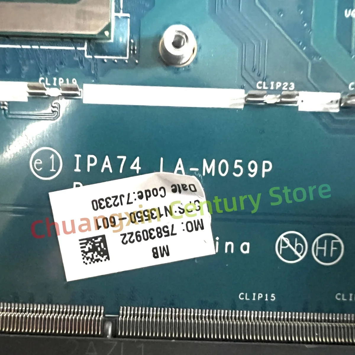 LA-M059P para la placa base del ordenador portátil HP 17-CR0 con CPU I5-1235U I7-1255H GPU RTX2050 4G 100% probado - imagen 5