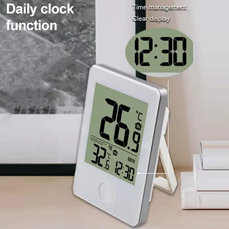 Termómetro Digital para piscina, baños, acuario, pantalla LCD, flotantes para exteriores, conexión inalámbrica - imagen 3