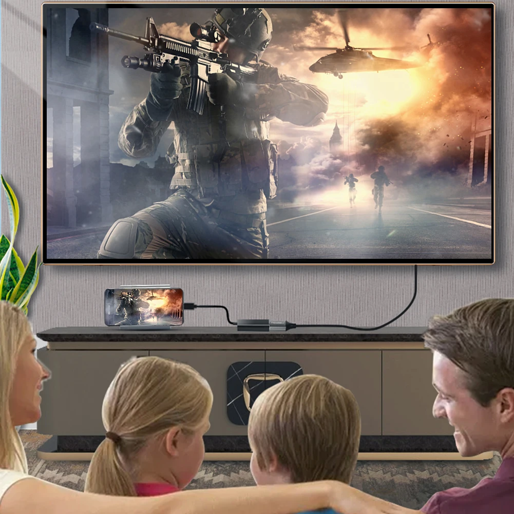 Cable adaptador de pantalla de TV Nku USB3.1 tipo C a 4K HD para USB4 Thunderbolt3/4 portátil Smartphone compatible con salida de vídeo modo DP ALT - imagen 5