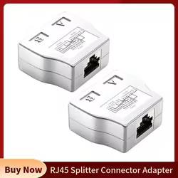 Acoplador RJ45 Hembra Blindado para Ethernet
