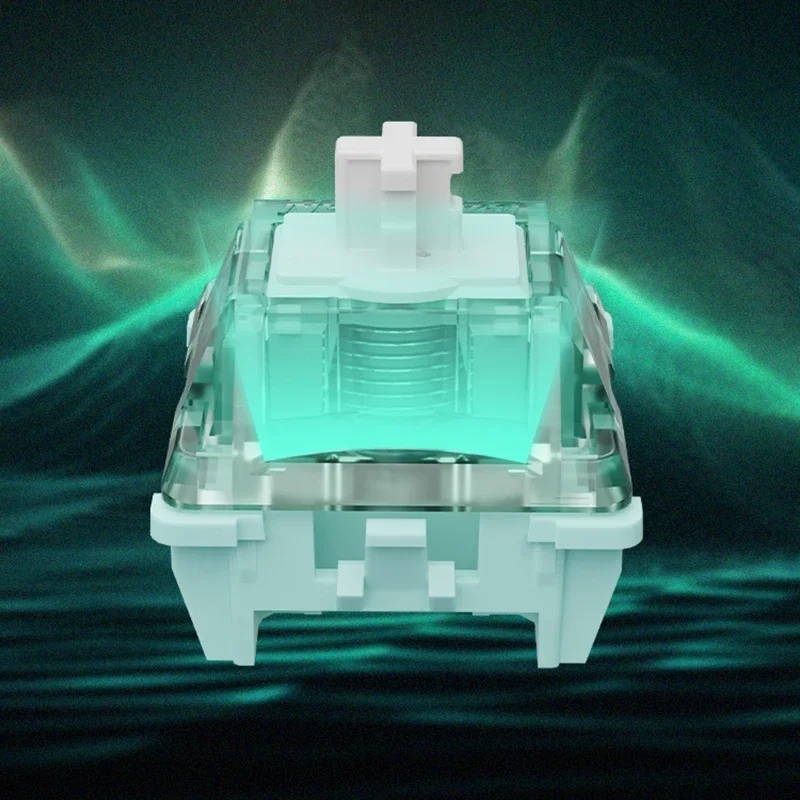 Gateron-interruptor magnético de Jade Pro, interruptor lineal de Jade mágico para teclado mecánico magnético, HIFI, prelubricado, 36g, POM, PC, PA66, Hall - imagen 4