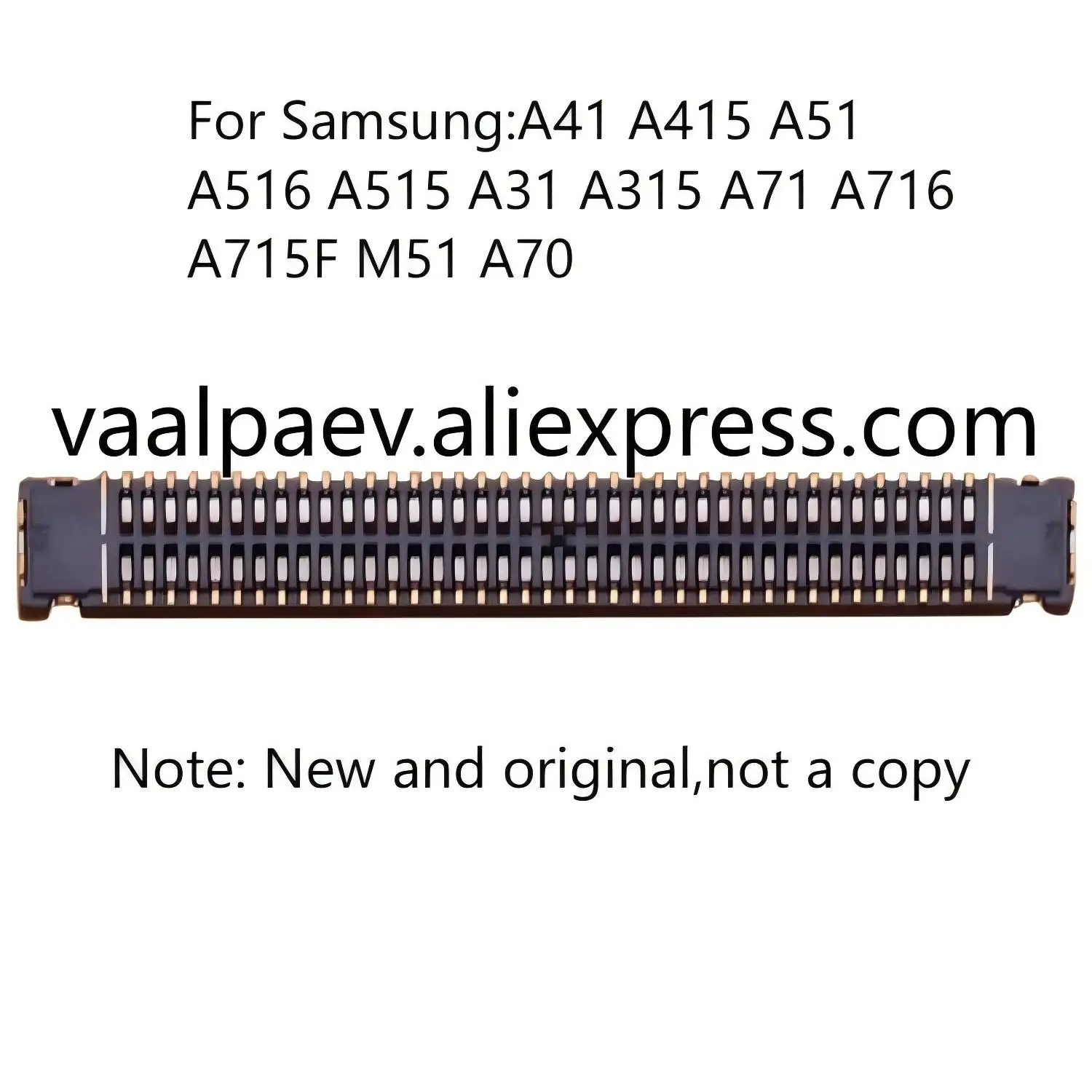 Conector FPC de carga USB para Samsung, placa base Original de 78 pines para Samsung A41, A415, A51, A516, A515, A31, A315, A71, A716, A715, A70, 500 Uds.